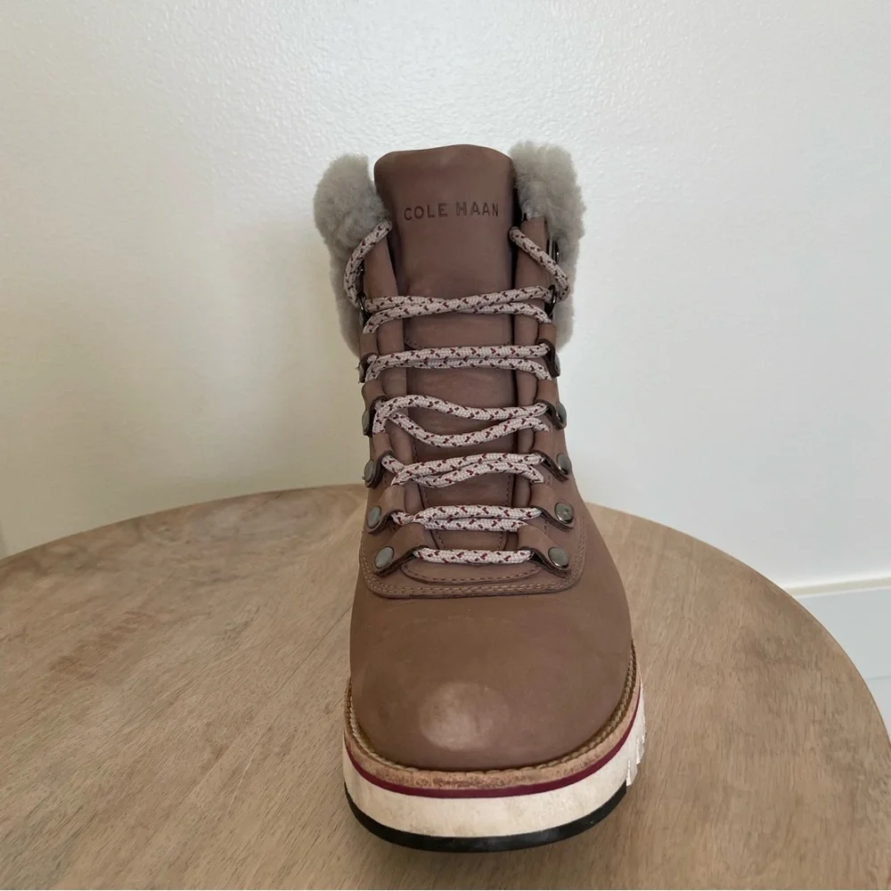 Women’s Cole Haan Grand Explore Waterproof HIKER BOOTS 9.5 B- Twilight Mauve - Picture 10 of 12